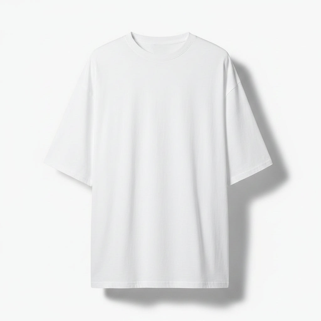 Solid Oversized Cotton T-Shirt