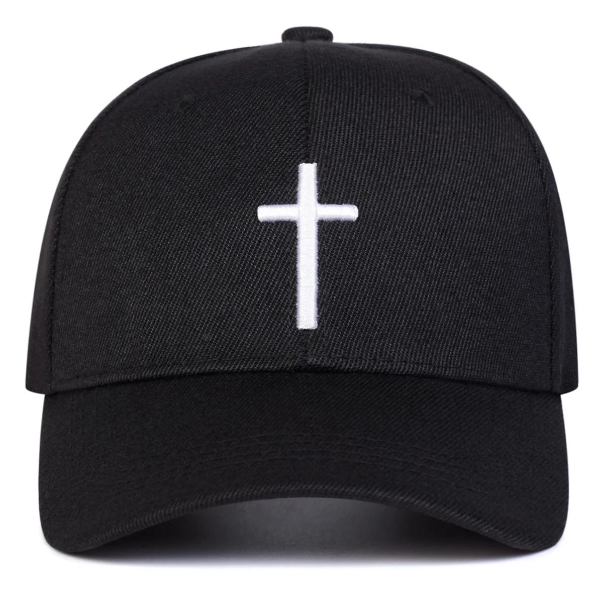Cross Embroidery Adjustable Cap