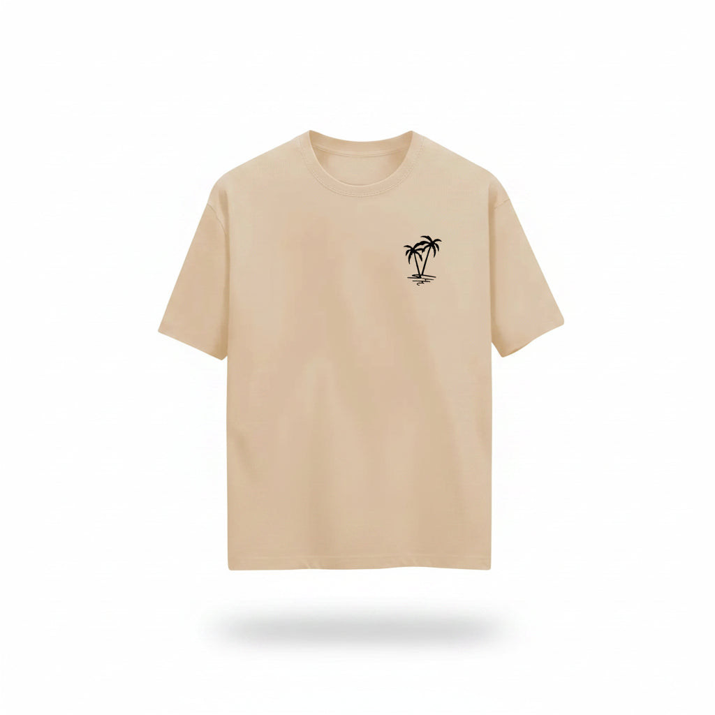 Oversized Coconut Tree T-Shirt
