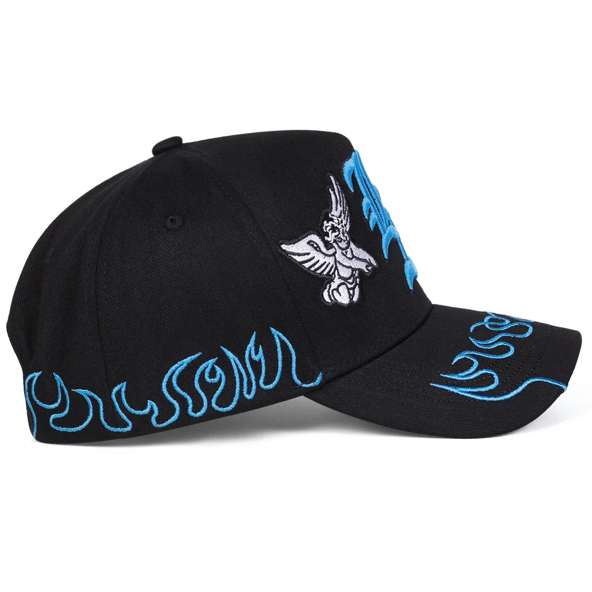 Gothic LA Angel Embroidery Cap