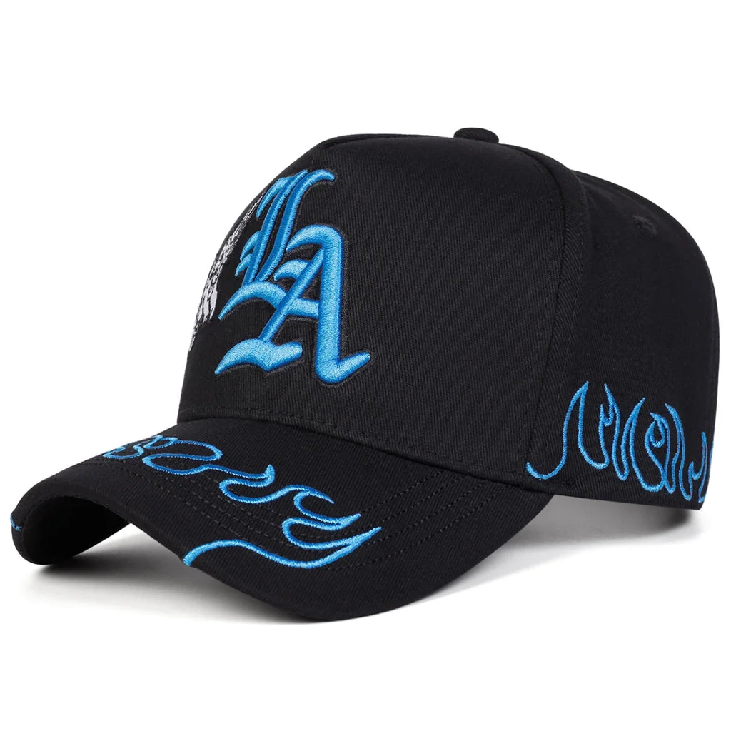 Gothic LA Angel Embroidery Cap
