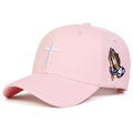 Cross Embroidery Adjustable Cap