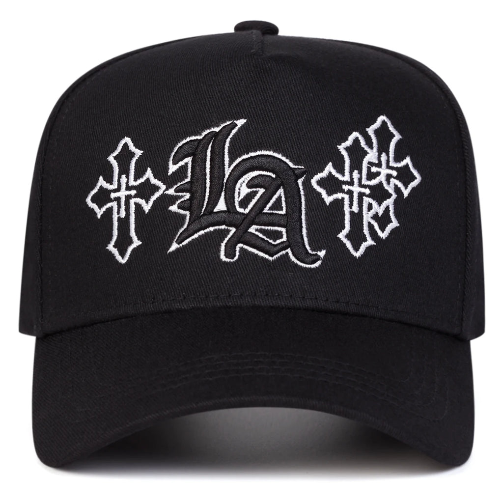 Gothic LA Cross Embroidery Cap