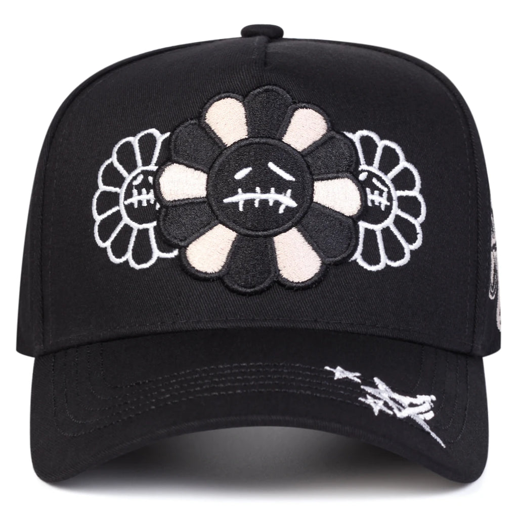 Sunflower Embroidery Adjustable Cap