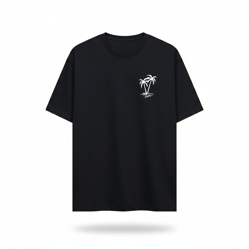 Oversized Coconut Tree T-Shirt