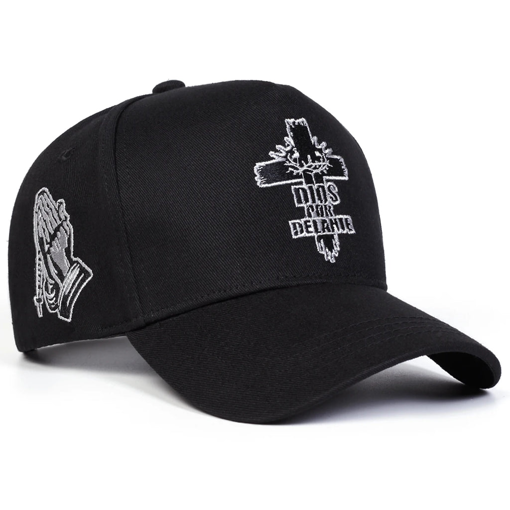 Dios Por Delante Cross Cap